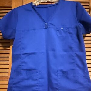 Blue Scrub Top